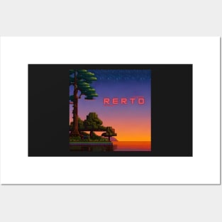 Retro quote nostalgia sunset Posters and Art